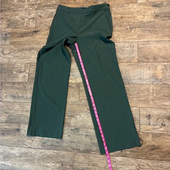 Ann Taylor Forest Green wide Leg trouser Pants - Picture 7 of 7